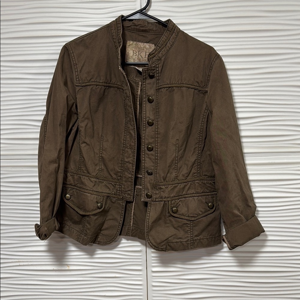 Brown Military Style Jacket